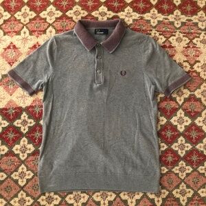 Fred Perry Polo Jumper Sweater Knit Oi! Mod men’s small women’s medium